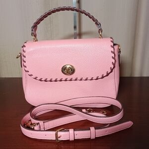 Coach Marlie Top Handle Satchel With Whipstitch